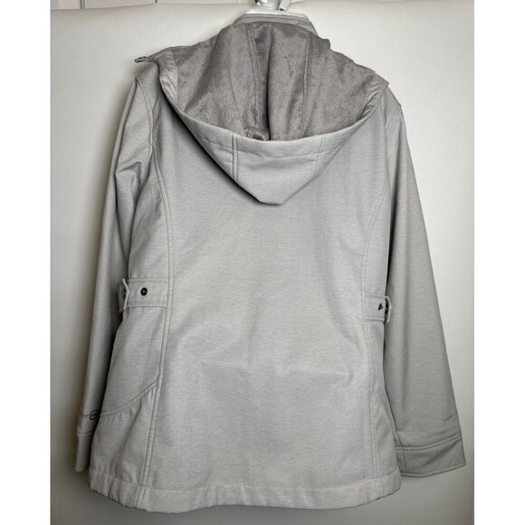 Free Country Faux Fur Lined Jacket Women's, Size Large Gray Faux Fur lining - Picture 2 of 12